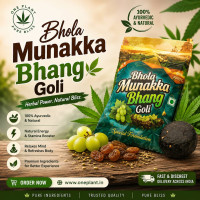Order Bhola Munakka Bhang Goli Online | Bhang One Plant Store